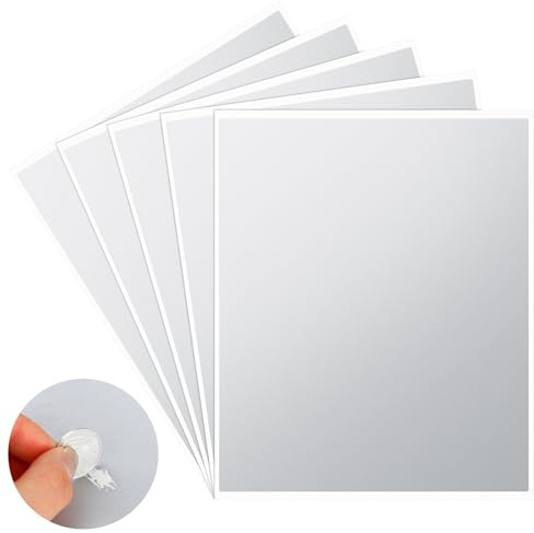 Vin Beauty 5 Stück 23,5 x 20 cm Rubbelaufkleber, Rubbellose Selber Machen, Silber Rubbel Etiketten, DIY Rubbeletiketten, Selbstklebendes Rubbeletikett (Silber), 570258_1_y7pNHkUXA