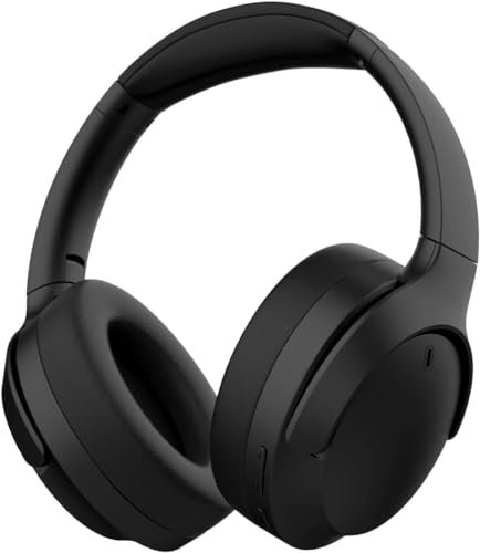 DigiKuber Cuffie Bluetooth con cancellazione attiva ibrida del rumore, pieghevoli e girevoli senza fili ANC con microfono, 150 ore di riproduzione, Bluetooth 5,3 V