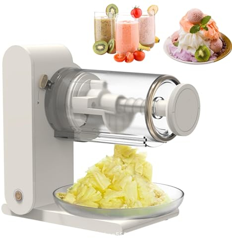 LOKORI Electric Ice Shaver Machine for Home/Kitchen/Camping,Portable Ice Crushers Slushy Machine,USB Rechargeable Snow Cone Machine for Making Smoothies, Slush
