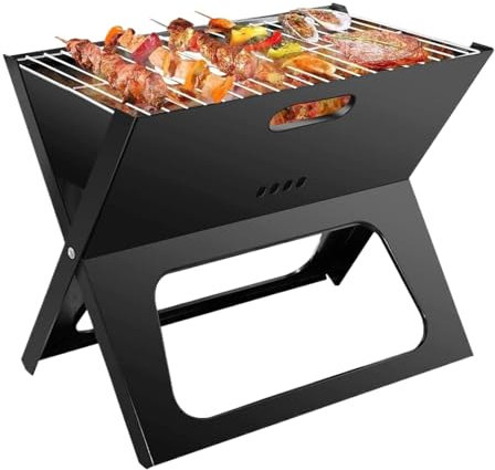 Picknickgrill Grill Campinggrill Klappbarer Grill, Tragbarer Holzkohlegrill, Ultraleichter Faltbarer Grill, Geeignet Für Camping BBQ Grills