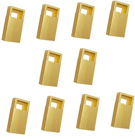 FRCOLOR 10stücke Teiliges Faltbare Geschenkschachteln Mattgold Geeignet Für Kreative Geschenkverpackungen Schmuck Und Mehr Für Hochzeiten Geburtstage Und Feste