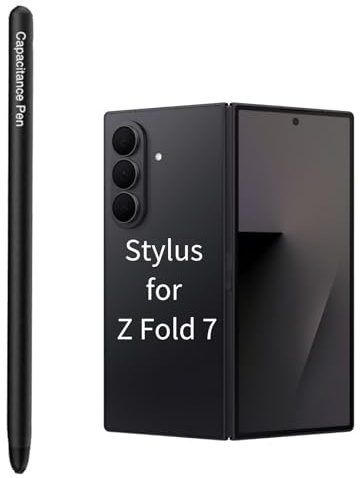 S Pen for Galaxy Z Fold 7, Supporting Both Internal & External Screen, Z Fold 7 S Pen (Black)