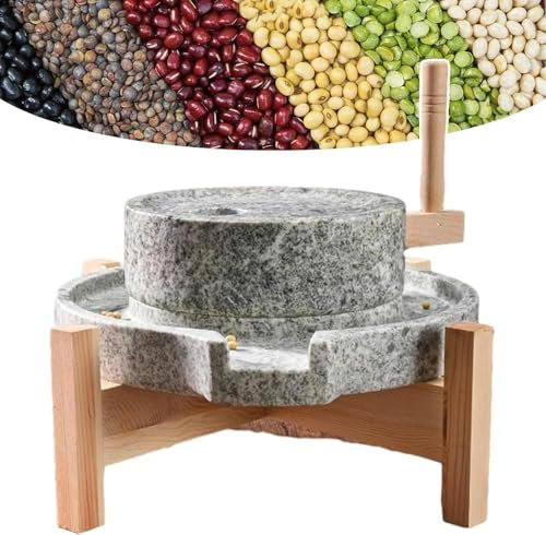 Mulino Per Cereali A Mano Con Smerigliatrice A Pietra Per Cucina Domestica - Mulino Per Cereali Secchi Umidi Bluestone Mulino Per Alimenti Frumento Bacche Riso Semi Di Fagioli Spezie Polverizzatore In
