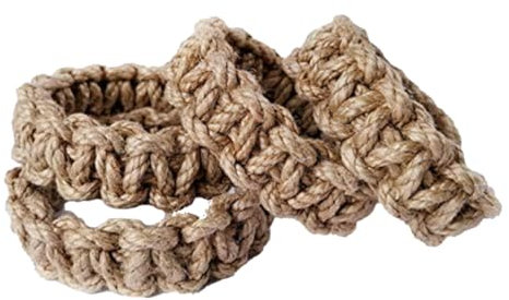 Htuygyjaw 4 AlzapañOs de Cortina Trenzados para Cortinas, AlzapañOs de Cortina RúSticos, Lazos de Cortina Hechos a Mano para Cortinas Transparentes/Ligeras