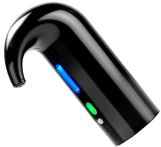 Amosfun Decanter per Vino Ricaricabile Erogatore per Vino Rapido per Vino Aeratore per Vino in Uno