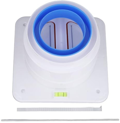 Clapet Anti-retour de Conduit de Fumée, Matériau épaissi de Clapet Anti-retour de Ventilateur D'échappement ABS pour Hotte de Cuisine, Utilisation dans la Cuisine et la Salle de