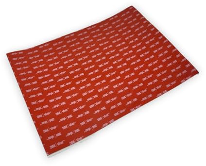 3M 297 x 210mm (1 Stück) VHB 5952 Klebepads – Schwarz – 1,1mm Dick – Extra Starkes Montage-Pad für Pulverbeschichtung & Lack
