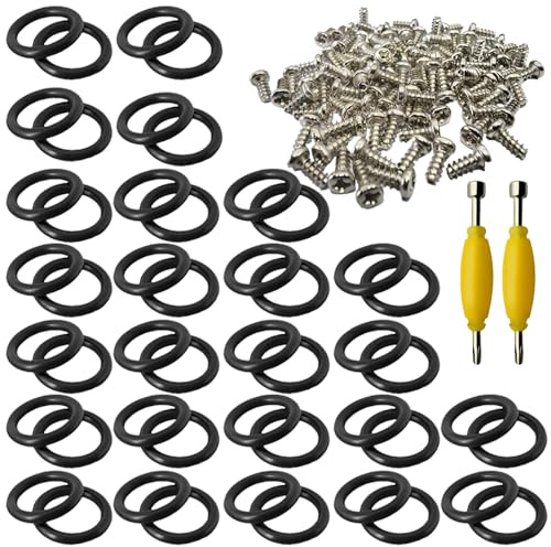 GI Joe O-Ringe + 100 Schrauben + 2 Schraubenschlüssel, passend für Premium 9,5 cm Actionfiguren-Reparaturset, Ersatzteile für Vintage-Spielzeuggelenke und Taillenbänder, DIY-Fix-Zubehör für Sammler