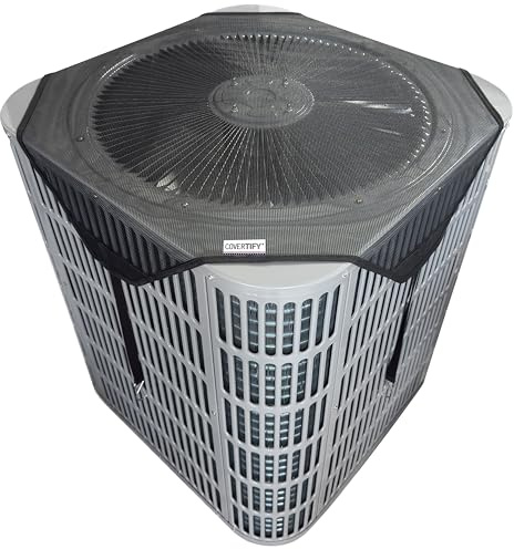 COVERTIFY Central Air Conditioner Covers for Outside, 36x36in Breathable AC Covers Outdoor, Mesh Air Conditioning Cover - Leaf Guard, Pine Needle Protection