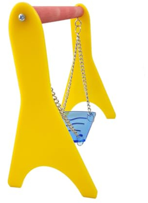 FIXOSHEE Balançoire pour Petits Animaux Hamac Coloré Sécurisé pour Hamster Souris Rat et Oiseaux Aire de Jeu Ludique et Protectrice pour Cage Rongeur