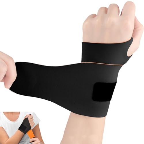 QiMan handledsbandage, justerbart handledsstöd bandage, handledsbandage, handledsband, handledswrap, lättbar senskidinflammation, bandage handled smärtlindring, sport fitness.