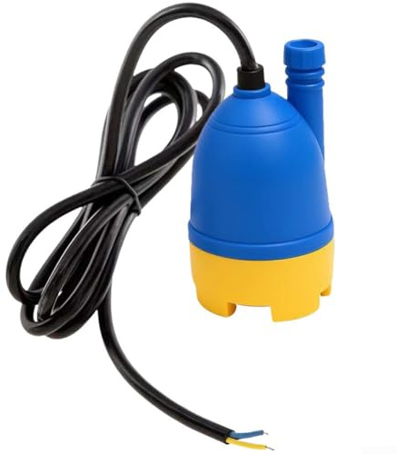 Pompe à eau submersible externe 12 V avec fonction auto-amorçante, pompe portable pour réservoir d'eau de camping-car, douche extérieure, lavage de véhicule