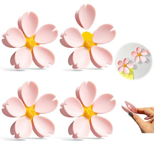 Kireida 4 Stück Kirsch Chip Clips Magnetisch Starke Niedliche Kühlschrank Magnete Clips Verschlussclips Für Tüten Snack Beutel