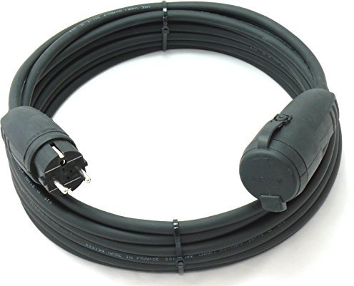Verlängerungskabel 20 Meter IP54 Außen Verlängerung 20m Stromkabel Außenbereich Kabel Strom Verlaengerungskabel Gummikabel H07rn-F 3x1,5 Schuko Outdoor Extension Cord