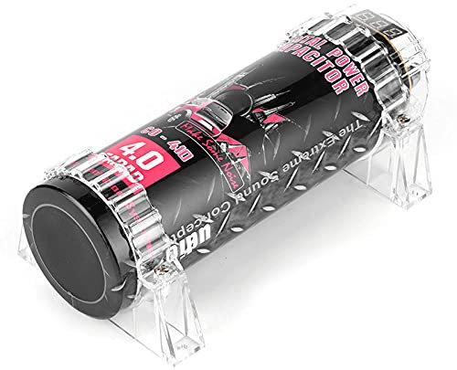 aqxreight - Power Capacitor, 4 Farad Power Car Audio Amplifier Capacitor, LED Voltage Display Power
