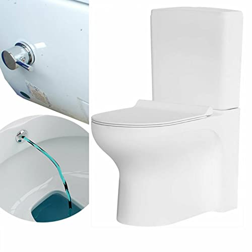 VENÜS NANO Spülrandlos STAND Dusch Taharet Wc integr. Ventil mit Absenkautomatik Deckel, Keramik Spülkasten mit Bien Spülkasten Einsatz