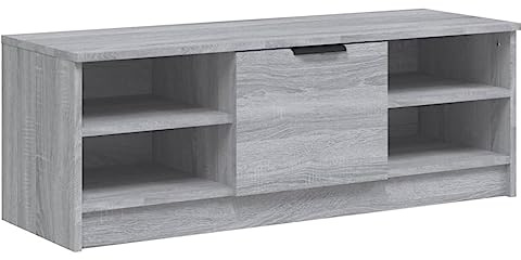 vidaXL Mueble para TV Madera contrachapada Gris Sonoma 102x35,5x36,5cm
