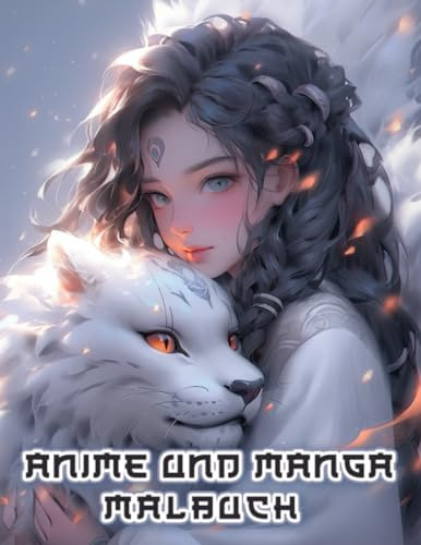 Anime Und Manga Malbuch: Herstellung japanischer Porträtkunst – mit Wölfen, Drachen, Schlangen, Adlern, Schädeln, Knochen, ... Das perfekte Künstlergeschenk für Halloween und Weihnachten