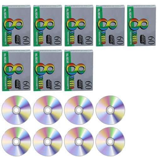 Wiedergabe, Übertragung von Videokassetten Hi8 oder 8 mm auf Pendrive oder DVD (8 Videokassetten auf DVD)