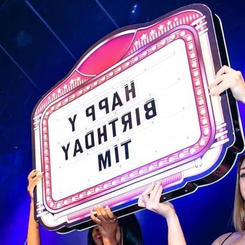 WDDEYYDS Led Neon con Letras Personalizadas y Caja de luz para Discoteca, CREA una atmósfera Vibrante con Regalos Personalizados para Eventos nocturnos