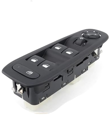 Commande Leve Vitre pour Peugeot 308 408 Commutateur De Lève-vitre Avant Gauche Bouton De Commutation De Commande De Fenêtre 98104592ZD Interrupteur lève vitre