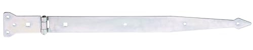 Alberts 845582 Werfgehänge | mit vernietetem Stift | galvanisch verzinkt, Dickschichtschutz | Band 500 x 45 mm | Scharnier 101 x 63 mm | 10er Set