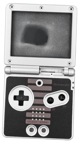CENPEK Custodia da Gioco GBA SP, Custodia SP in Edizione Limitata, Custodia Sostitutiva GBA SP per GBA SP IPS e LCD Standard, Guscio Protettivo Stile Classico NES