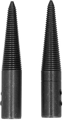 ANKROYU 6PCS Tapered Spindle Adapter, High Hardness Steel Bench Polished Taper Spindle Adapter, Threaded Tapered Spindle for Fiber Wheel Wool Wheel
