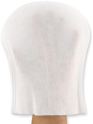 FRANZ MENSCH 1000 Stück Hygostar Waschhandschuhe | Spunlace, weiß, L: 23cm, B: 16cm, Karton, Einmal-Waschlappen, Einweg, für Pflege, Waschhandschuhe