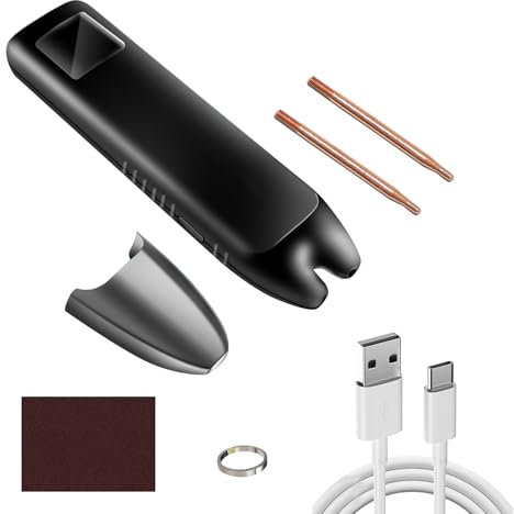 Akku-Punktschweißgerät, 99 Gear einstellbares Handschweißgerät, tragbares Punktschweißgerät mit 3000mAh Akku, Schweißen von plattierten Nickelblechen 0,1-0,25mm