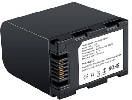 Batería Recargable NPX-108 de 4500 MAh para Cámaras RX100 y RX200, Cargador Doble para Videocámaras, 1 Batería