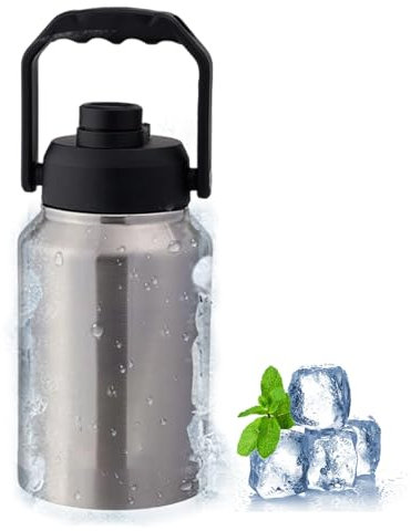 Seau à Glace - Seau de Stockage de Glace de 2 litres avec Poignée,Récipient Portable pour Extérieur Jardin Pique-Nique Cuisine Voyage Maison Pêche