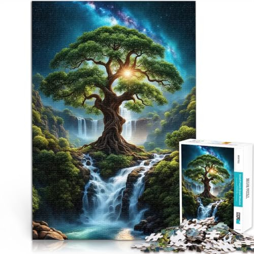 Puzzles de 2000 Piezas para Adolescentes Árbol Antiguo de la Vida Matar el Tiempo en Vacaciones en casa Regalo Divertido 70x100cm