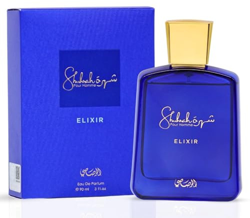 RASASI Shuhrah Elixir Pour Homme Eau de Parfum Spray 90ml (3.0 Oz) | Long-Lasting Woody Spicy Cologne | Signature Scent for Men