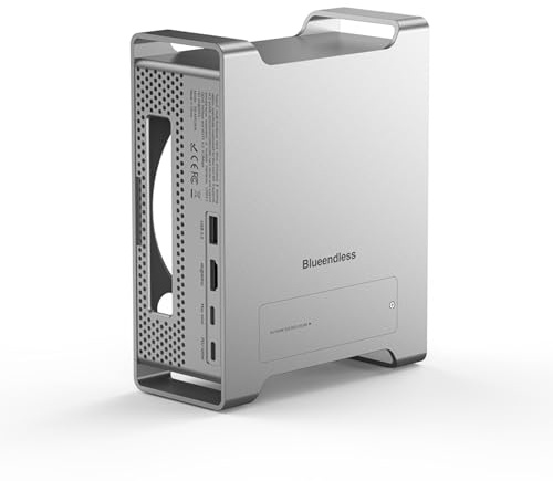 Hub USB C con slot SSD M.2 NVME per Mac Mini M4/M4 Pro, supporto di tipo C Docking Station SSD Case HDMI USB3.2 Gen2 SD4.0 TF4.0 (MAC909)