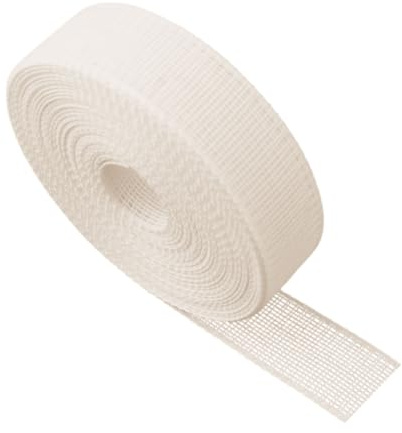 WANDIC 10 m de cinta de dobladillo en espiga, cinta de algodón con volantes, herramienta de costura para sastres, vestidos, cinta para planchar cortinas para dobladillos estrechos y curvos, dobladillo