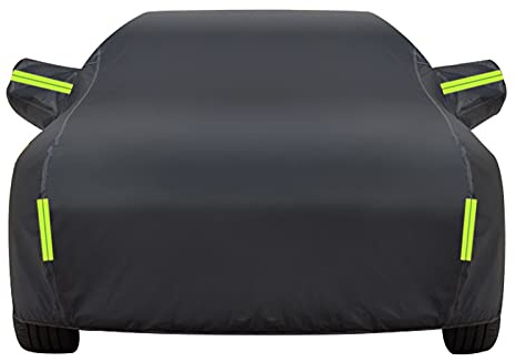 Abdeckplane für Mercedes-AMG GT63 Autogarage Abdeckung Auto Vollgarage Autoplane Wasserdicht Outdoor UV-Schutz Sonne Staub Schnee Hagelschutz-Autoabdeckung mit Seitlichem Reißverschluss (Color:22)