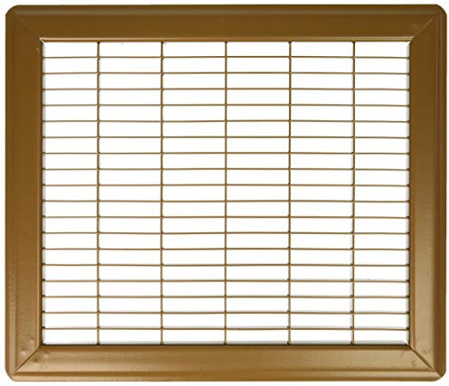Imperial RG0625 10 x 12-Inch Heavy Gauge Steel Floor Return Air Grille, Brown
