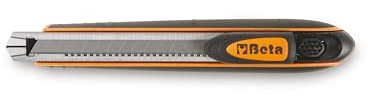 Beta 1770BM - Cutter 9 mm con blocco automatico della lama, fornito con 6 lame