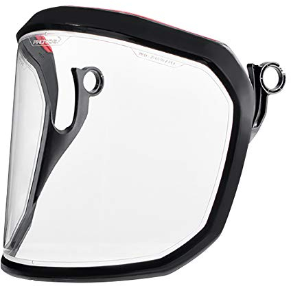 Protos Integral Visier mit klarer Scheibe, Farbe:schwarz, Größe:Uni