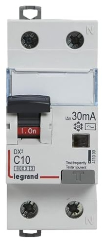Legrand RCBO DX3 6000, 10kA, 10 A – transformateur de courant (10kA, 10 A)