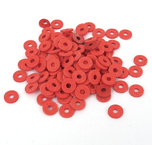 sourcingmap® 100Stk 2mmx6mmx1mm Faser Hauptplatine Isolationsscheibe flach Scheibe Dichtung DE de