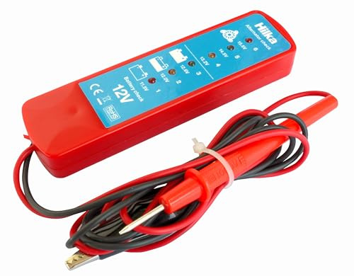 Hilka Tools 83610502 Battery & Alternator Tester, Red