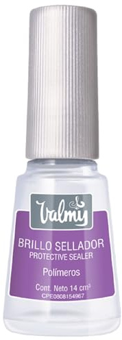 Valmy Sealing Shine Nail Polish – Clear Protective Top Coat Sealer and Varnish, No Soak, No Wipe and No UV or LED Lamp