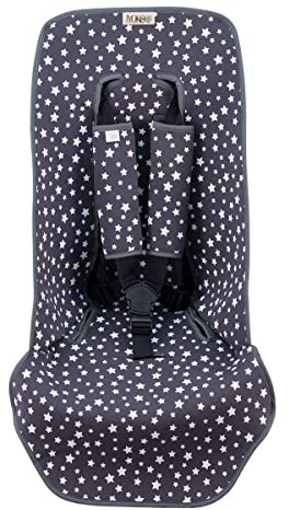 JYOKO KIDS Universal Matratze gepolsterten + Schutz des gepolsterten Geschirr für Kinderwagen (WINTER SKY)