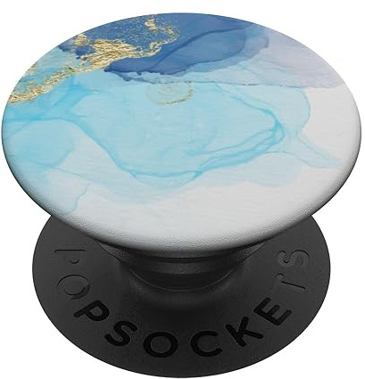 PopSockets Marmor-Effekt Bunt Golden Coloured PopSockets PopGrip: Ausziehbarer Sockel und Griff für Handys/Tablets mit Tauschbarem Top