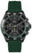 Lacoste Chronograph Quarz Uhr für Herren Kollektion TIEBREAKER mit Grünes Silikonarmband - 2011153