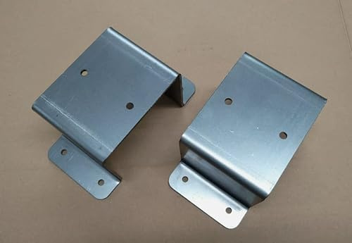 Fence Post to Flat Wall Fixing 3x3 75 95 100mm Wall Band Wooden Panel Timber (Steel, Inside 100MMX100MM)