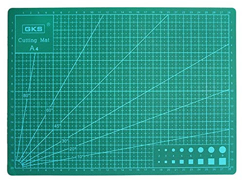 TECKEEN Tapis de découpe auto-cicatrisant A4, patchwork à coudre, planche à découper manuelle pour projet d'artisanat