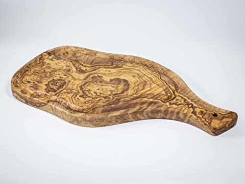 Planche à découper en bois d'olivier avec bord de jus, planche à charcuterie personnalisée en bois, planche à découper de viande, plateau de service à steak, cadeau de cuisine pour lui